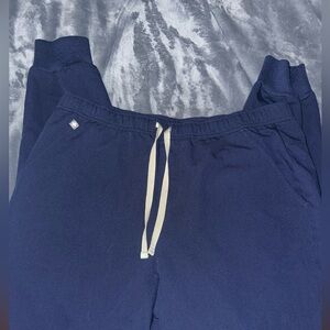 Figs Deep Blue Joggers Techincal Collection Elastic Waist Mens Xl Tall